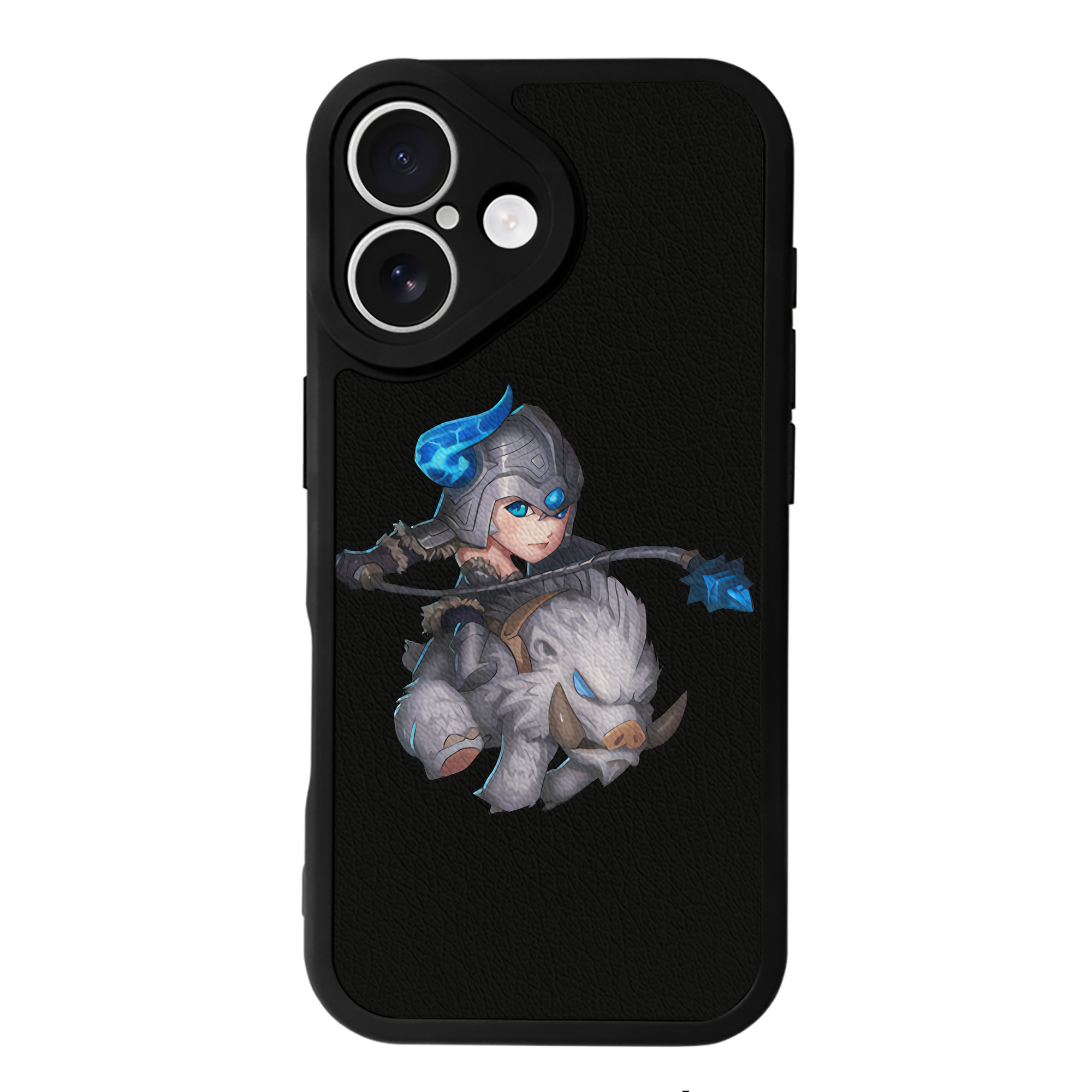 （画像用） リーグ・オブ・レジェンド League of Legends LOL 【iPhone 16シリーズ対応】シリコンスマホケース（レザー調） 材質：シリコン